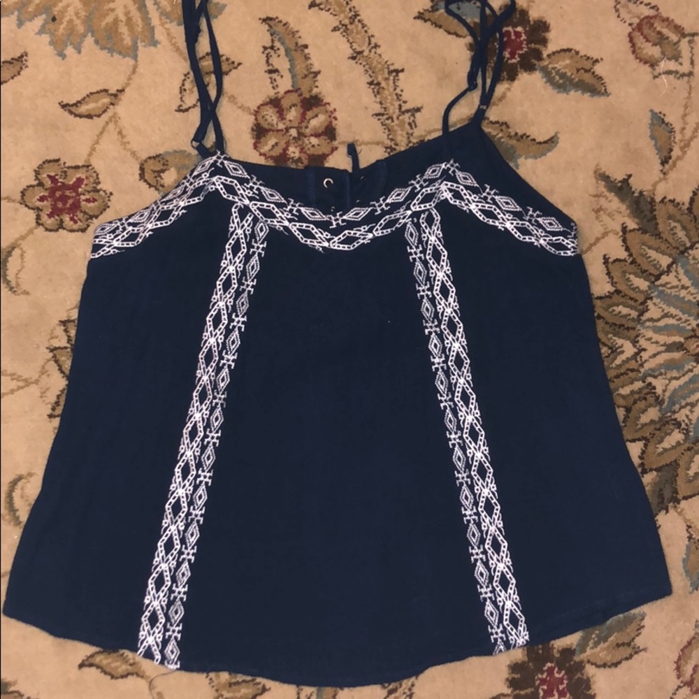 Navy blue tank top